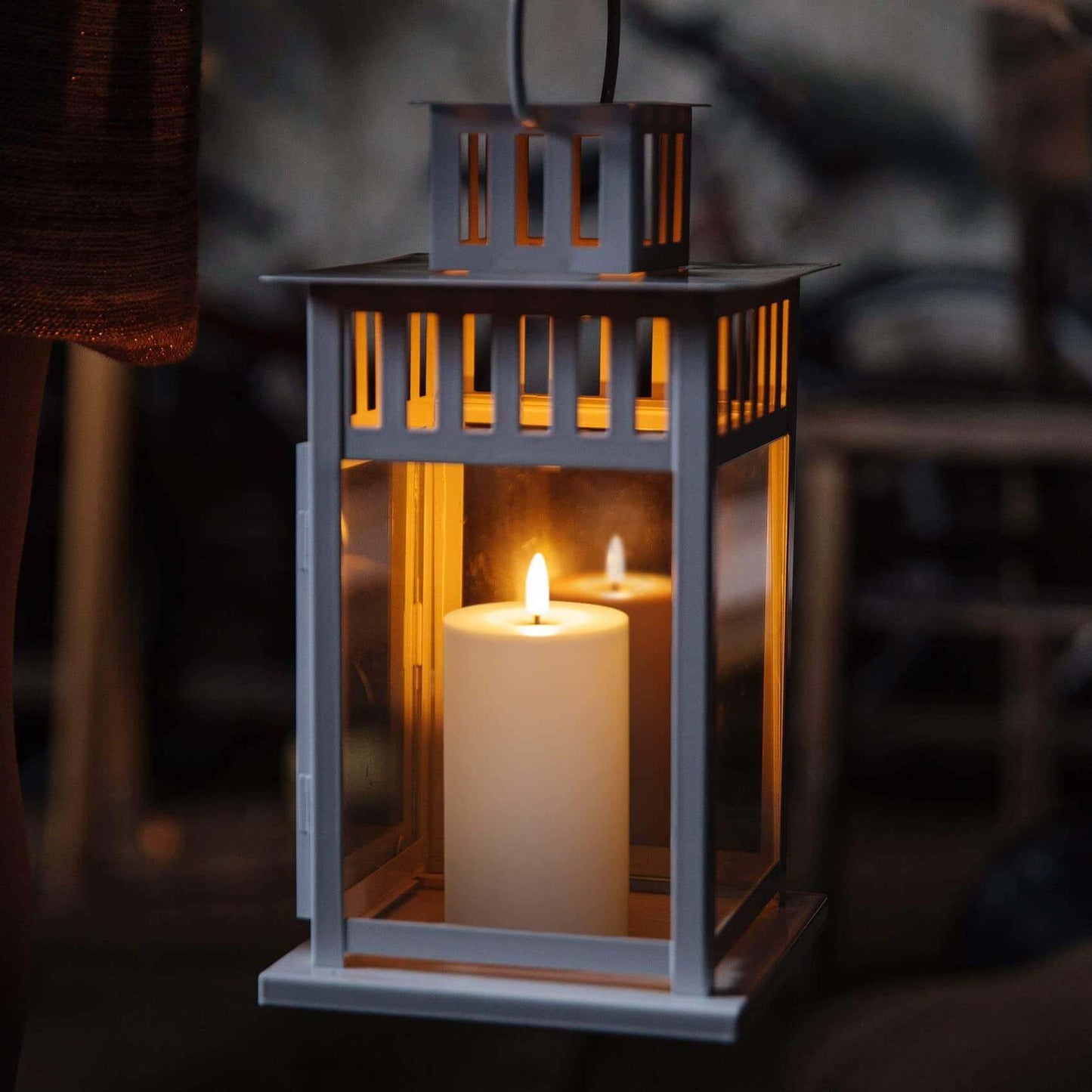 White Waterproof Flameless Pillar Candles with Remote-3 Piece-Eywamage