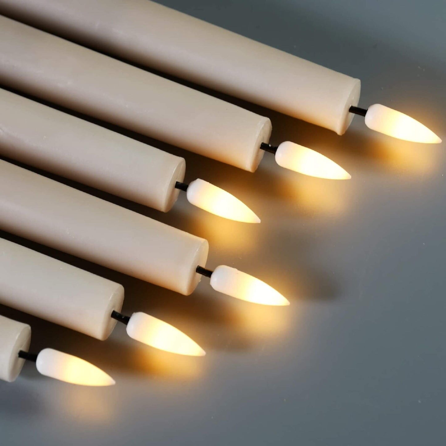 Velas cónicas LED desnudas Eywamage con control remoto